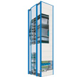 Variable height vertical automated storage (Shuttle)